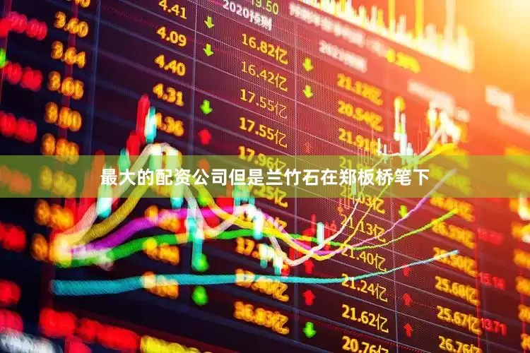 最大的配资公司但是兰竹石在郑板桥笔下